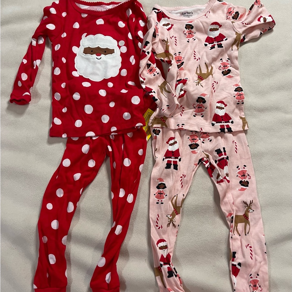 Carter's‎ Festive Red and Pink Pajama Set